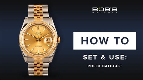 how to change rolex datejust time|how to adjust Rolex time.